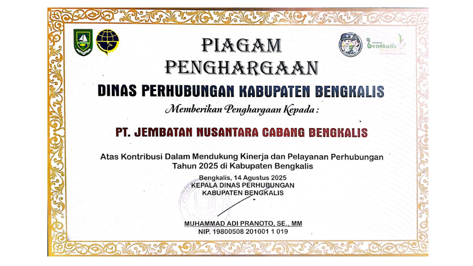 CHSE Certificate - KMP. Suramadu Nusantara