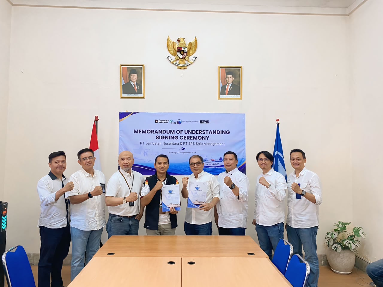 PT Jembatan Nusantara dan PT EPS Ship Management Perkuat Sinergi Optimalisasi Armada